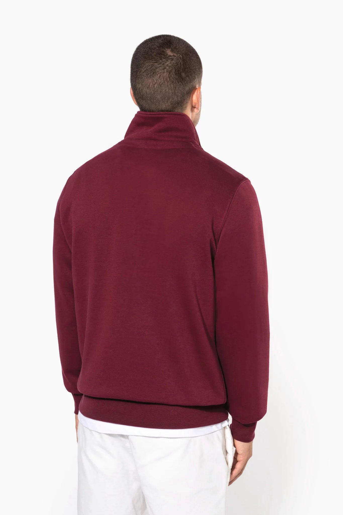 Achterkant bordeaux OWN LANE ZIP-UP Sweater