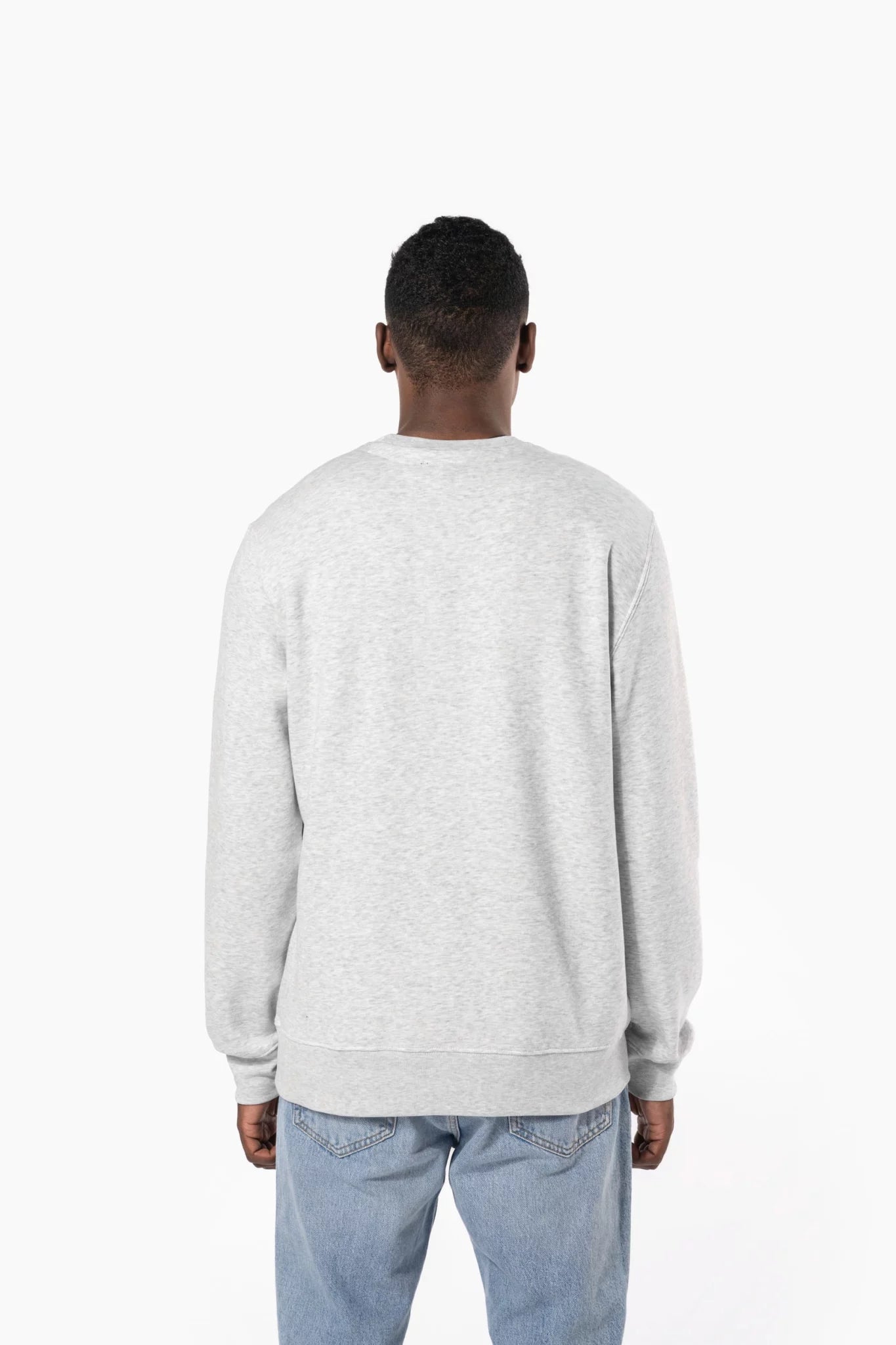 Achterkant grijze OWN LANE FORM Sweater