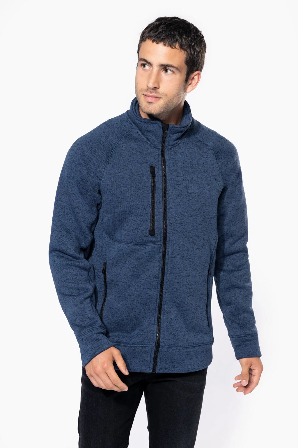 Blauw OWN LANE FLEECE Vest