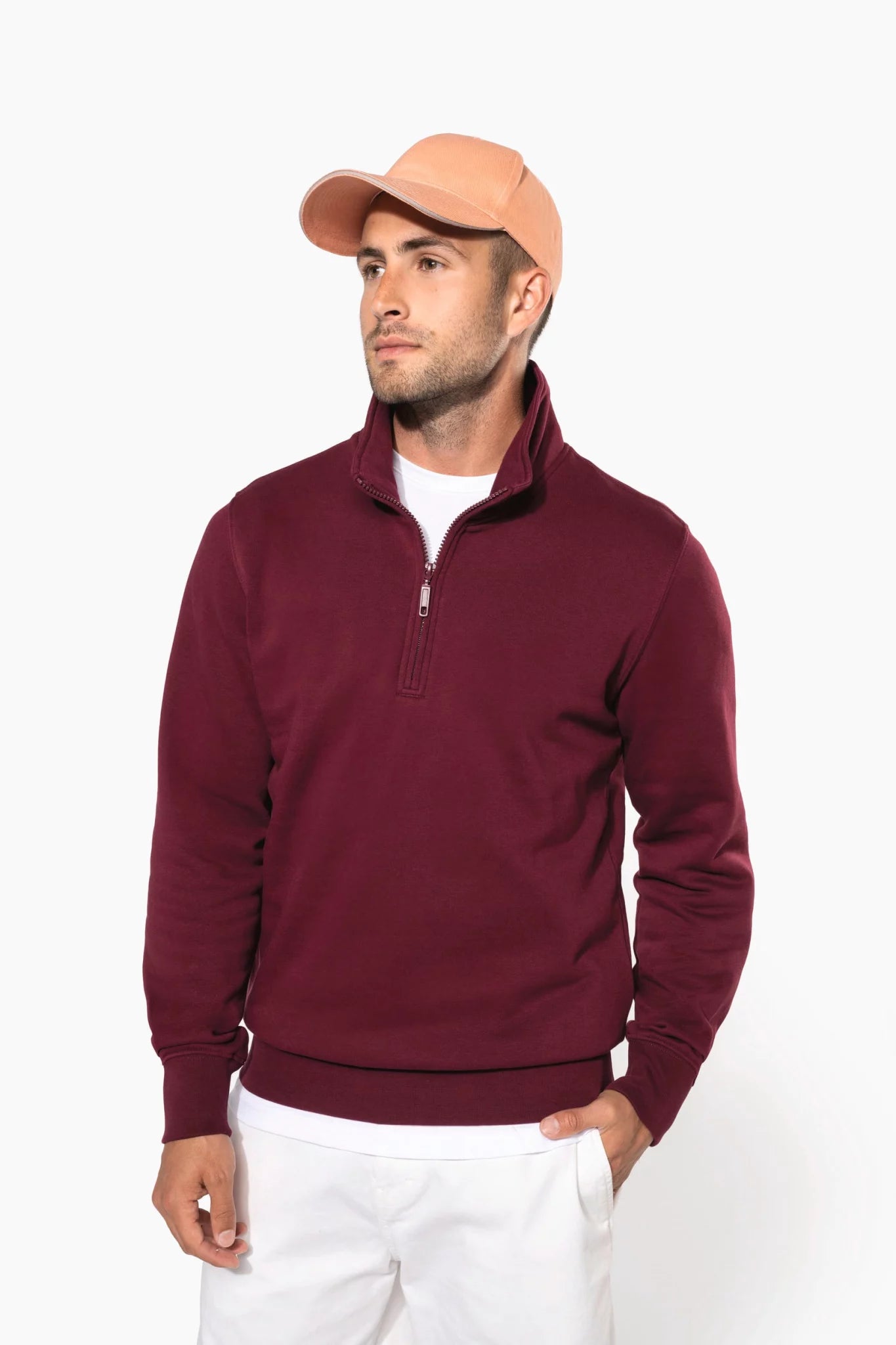 Bordeaux OWN LANE ZIP-UP Sweater
