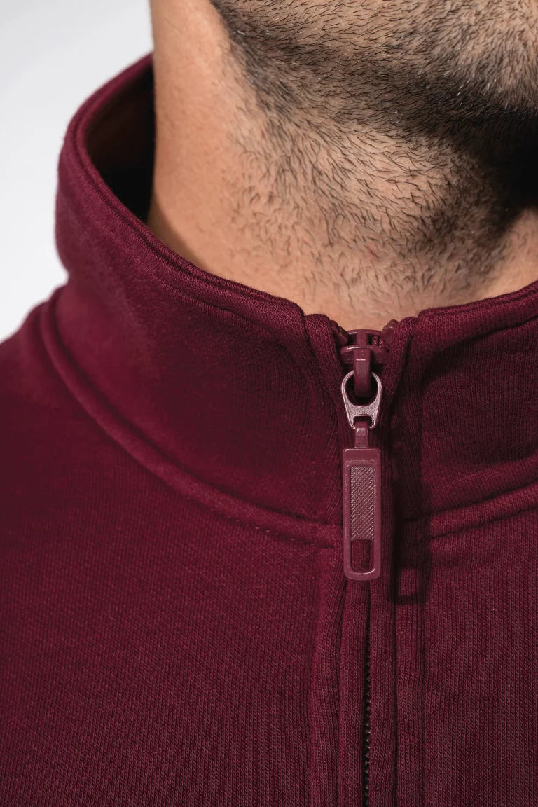 Close-up bordeaux OWN LANE ZIP-UP Sweater