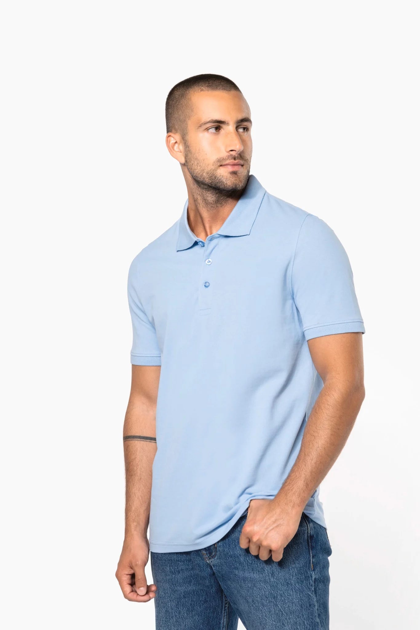 Lichtblauw OWN LANE FOREST Polo