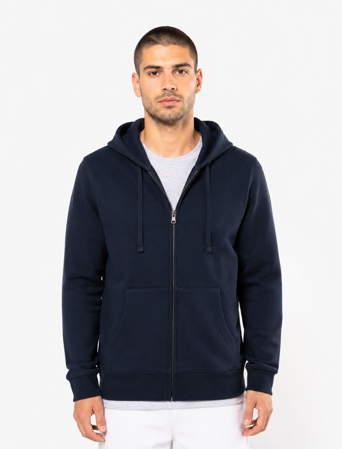 Marineblauw OWN LANE MASON Zip Hoodie