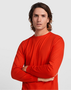 Model Rood OWN LANE Basic Longsleeve
