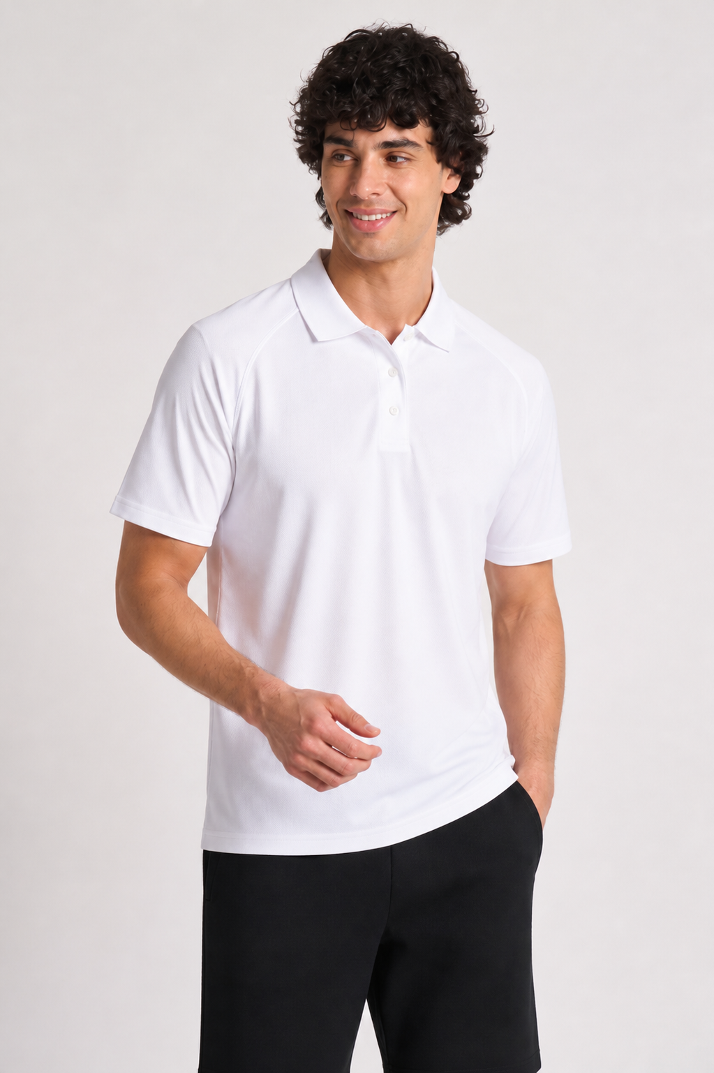 Wit OWN LANE SPORT Polo