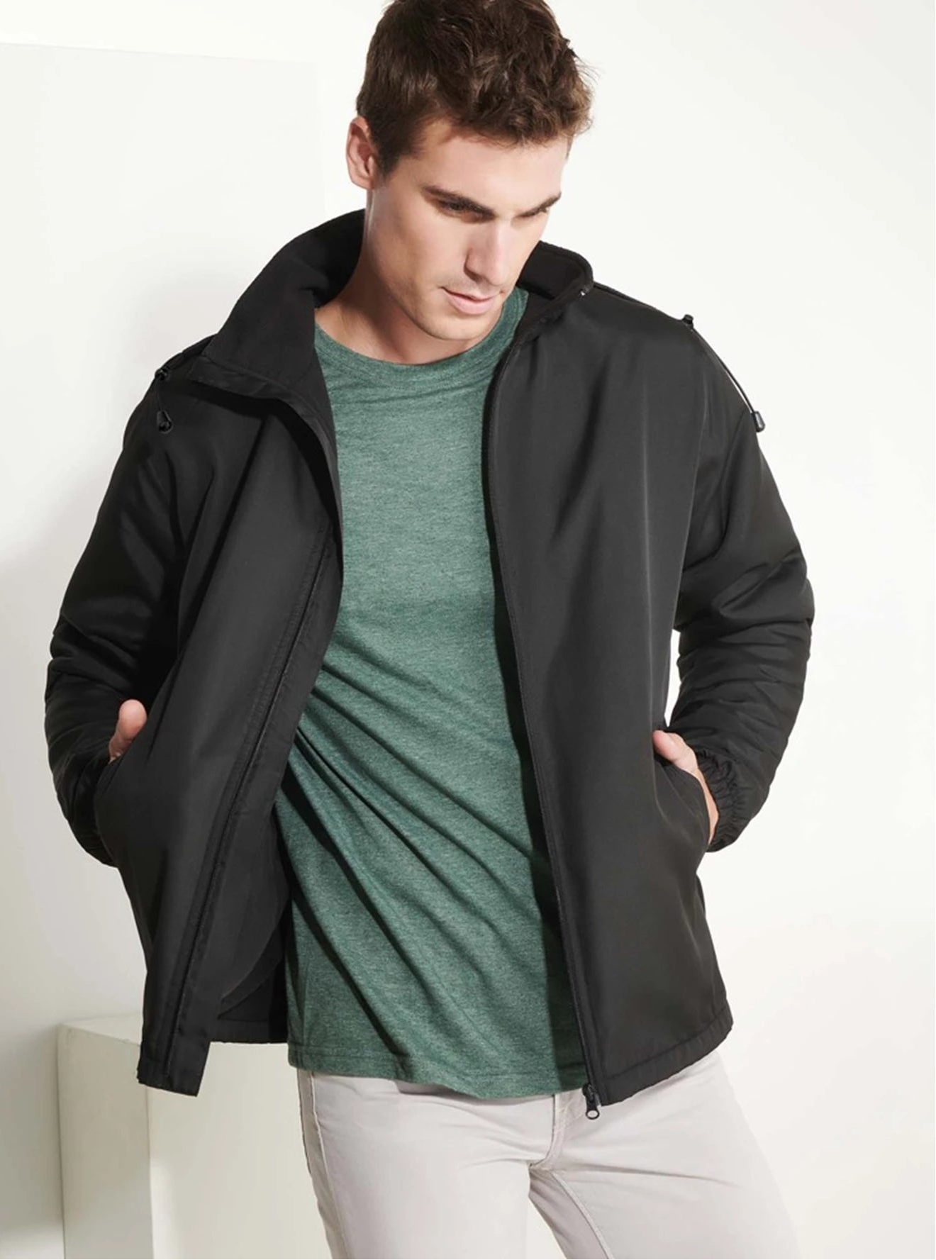 Zwart OWN LANE APEX Jacket